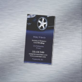 Automatische details magnetisch visitekaartje (Voorbeeld)