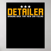 Automatische details nieuwe autokenmerken poster (Voorkant)