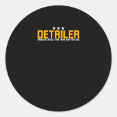 Automatische details nieuwe autokenmerken ronde sticker (Voorkant)