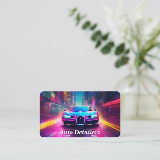 Automatische details / reparatie visitekaartje (Staand voorkant)