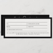 Automatische details Schoonmaak Cadeaubon Voucher (Voorkant / Achterkant)