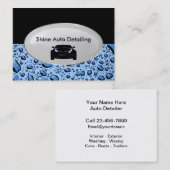 Automatische details voor bedrijven visitekaartje (Voorkant / Achterkant)