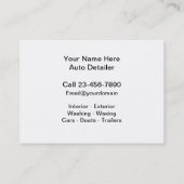 Automatische details voor bedrijven visitekaartje (Achterkant)