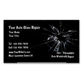Automatische glasreparatie magnetisch visitekaartje (Voorkant)