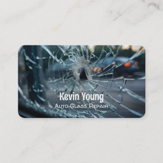Automatische glasreparatie visitekaartje (Voorkant)