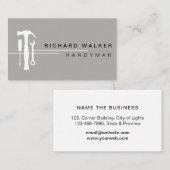 Automatische handymanshulpmiddelen automatische me visitekaartje (Voorkant / Achterkant)