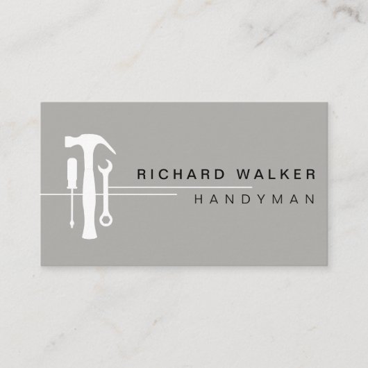 Automatische handymanshulpmiddelen automatische me visitekaartje (Voorkant)