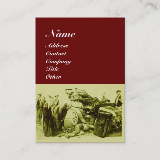 AUTOMATISCHE HERSTEL, AUTOMOTIEF, garage voor repa Visitekaartje (Voorkant)