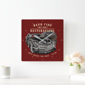 Automatische herstelbarrière Zoek het klassieke ko Vierkante Klok (Huis)