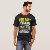 Automatische lichaamstechnicus altijd goed schilde t-shirt (Voorkant volledig)