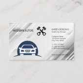 Automatische Logo | Automatisch onderhoud | Autohe Visitekaartje (Voorkant)