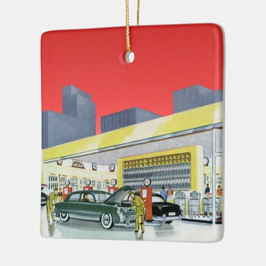  automatische mechanica Complete autoservice Garag Keramisch Ornament (Links)