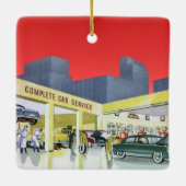 automatische mechanica Complete autoservice Garag Keramisch Ornament (Achterkant)