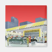  automatische mechanica Complete autoservice Garag Magneet (Voorkant)