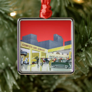 automatische mechanica Complete autoservice Garag Metalen Ornament