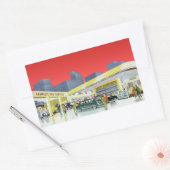 automatische mechanica Complete autoservice Garag Rechthoekige Sticker (Envelop)