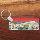  automatische mechanica Complete autoservice Garag Sleutelhanger (Achterkant)