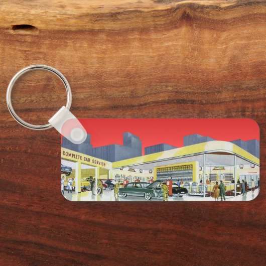  automatische mechanica Complete autoservice Garag Sleutelhanger (Achterkant)