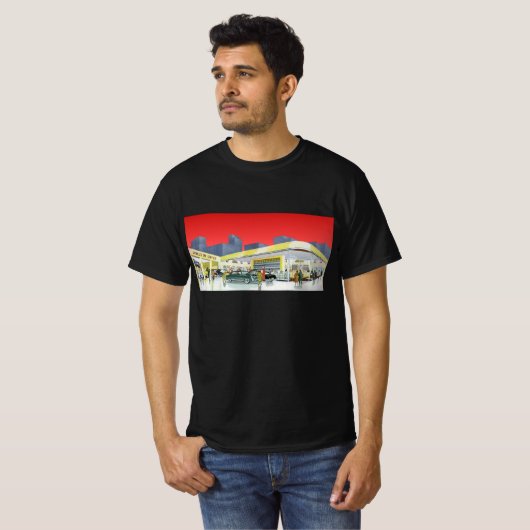 automatische mechanica Complete autoservice Garag T-shirt (Voorkant volledig)