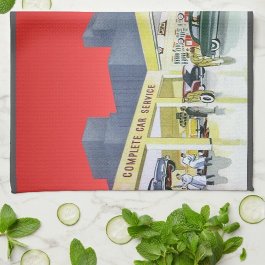  automatische mechanica Complete autoservice Garag Theedoek (Gevouwen)