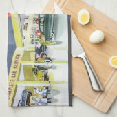  automatische mechanica Complete autoservice Garag Theedoek (Quarter Fold)