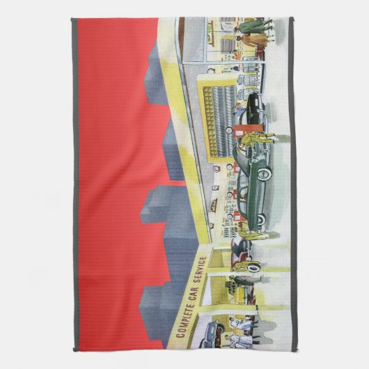  automatische mechanica Complete autoservice Garag Theedoek (Verticaal)