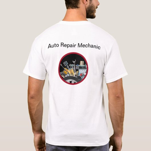 Automatische mechanische Logo Shirten T-shirt (Achterkant)