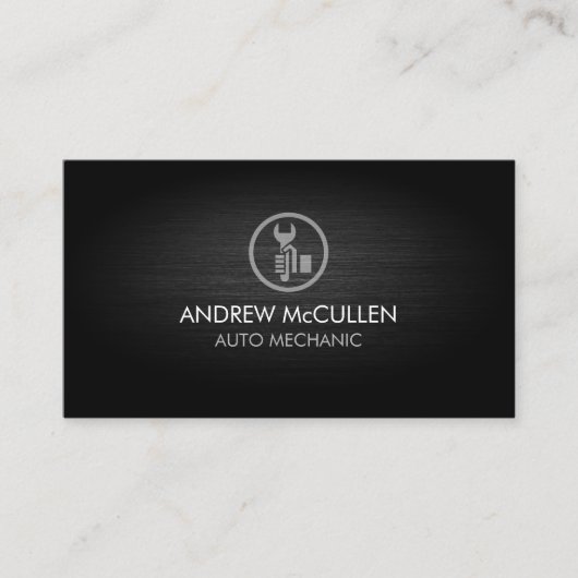 Automatische mechanische reparatie van de auto visitekaartje (Voorkant)