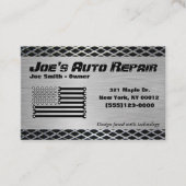 Automatische mechanische reparatieservice voor het visitekaartje (Voorkant)