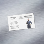 Automatische mechanische steeksleutel | Auto-onder Magnetisch Visitekaartje (Voorbeeld)