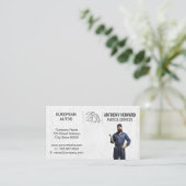 Automatische mechanische steeksleutel | Auto-onder Visitekaartje (Staand voorkant)