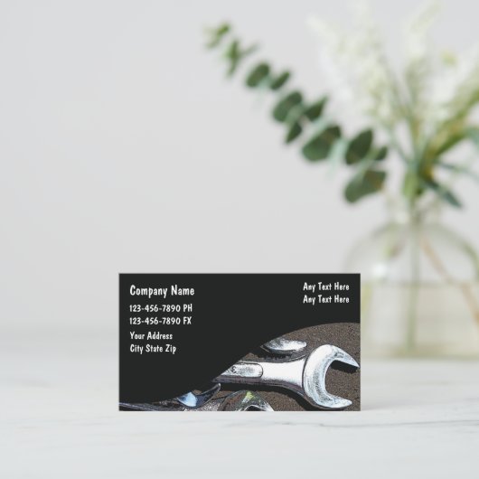 Automatische mechanische Visitekaartjes (Staand voorkant)