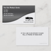 Automatische mechanische Visitekaartjes (Voorkant / Achterkant)