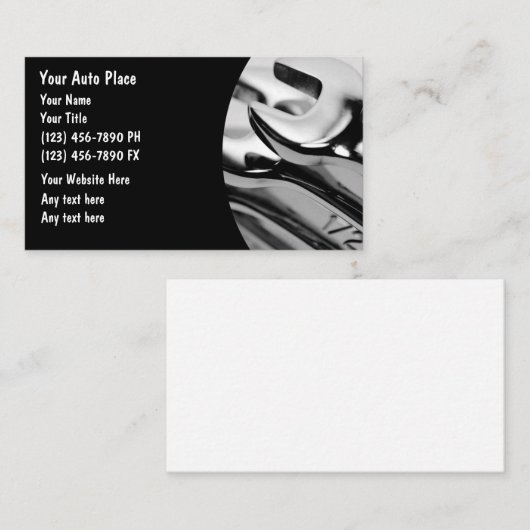 Automatische mechanische Visitekaartjes (Voorkant / Achterkant)