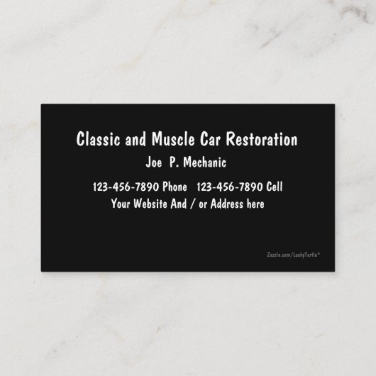 Automatische mechanische Visitekaartjes (Achterkant)