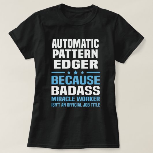 automatische patroonrand t-shirt (Design voorkant)