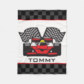 Automatische raceontwerpventilator fleece deken (Voorkant)