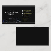 Automatische reiniging van auto's visitekaartje (Voorkant / Achterkant)