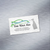 automatische reinigingsspray | Zeepbellen Magnetisch Visitekaartje (Voorbeeld)