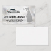 Automatische reinigingssproei | ACHTERGROND Visitekaartje (Voorkant / Achterkant)