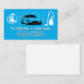 Automatische reinigingstools | Zeepbellen Visitekaartje (Voorkant / Achterkant)