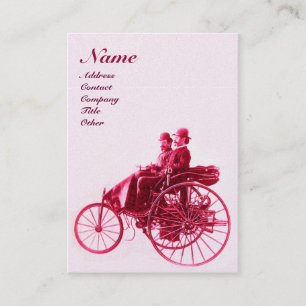 AUTOMATISCHE REPARATIE AUTOMOTIEF MONOGRAM fuchsia Visitekaartje