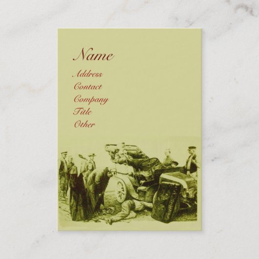 AUTOMATISCHE REPARATIE - AUTOMOTIEF VISITEKAARTJE (Voorkant)