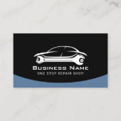 Automatische reparatie van auto's met beroepskarak visitekaartje (Voorkant)