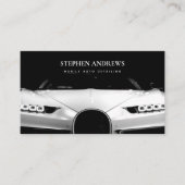 Automatische reparatie van auto's met extra detail visitekaartje (Voorkant)