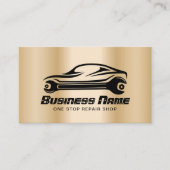 Automatische reparatie van auto's Modern Gold Auto Visitekaartje (Voorkant)