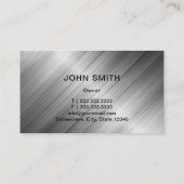 Automatische reparatie van metaalauto's visitekaartje (Achterkant)