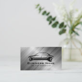 Automatische reparatie van metaalauto's visitekaartje (Staand voorkant)