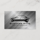 Automatische reparatie van metaalauto's visitekaartje (Voorkant)