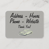 Automatische reparaties visitekaartje (Achterkant)